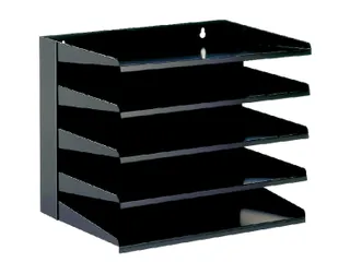 Sorteerrek Vepa Bins 5 delig zwart - 1