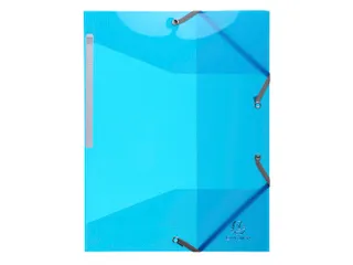 Iderama Elastomap A4 3 Kleppen Polypropyleen Assorti Kleuren - 1