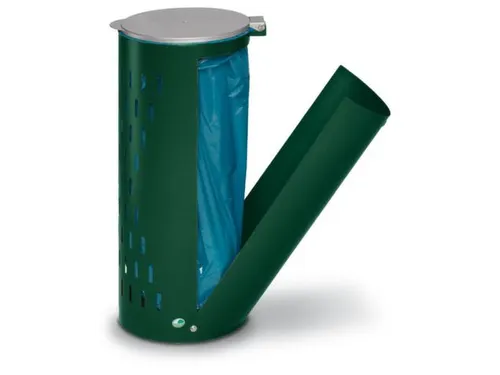 Afvalverzamelaar Groen 120 Liter 850x380x440mm Met Deur