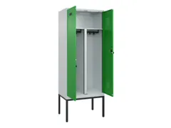 PBM-locker,HxBxD 2120x800x500mm,2vak,vak B 400mm,draaigrendel