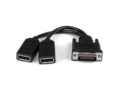 20 cm LFH 59 mannelijke naar dubbele vrouwelijke DisplayPort DMS 59 ka