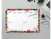 Weekplanner Inspire A4 liggend met GRATIS bureauonderlegger Flower Lov