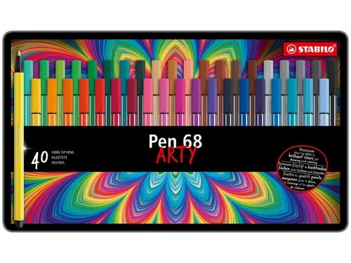 Viltstift Stabilo 6840-6 blik à 40 kleuren