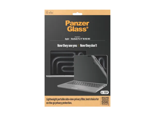 PanzerGlass Privacy Filter MacBook Pro 14 inch | M1 | M2 | M3 | M4,