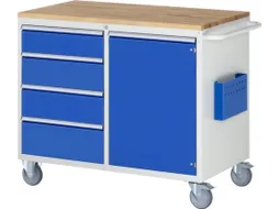 gereedschapswagen,HxBxD 975x1145x650mm,beukblad,draagverm. 450kg