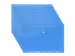 Enveloptas Velcro Sluiting A4 Geperforeerd 11-gaats Blauw 10 Stuks