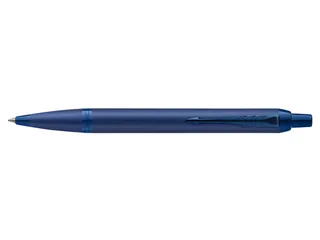 Balpen Parker IM Monochrome Blue Medium + blauwe inkt - 2