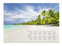 Onderlegger Papierblok Tropical Beach 57x41cm Kalender