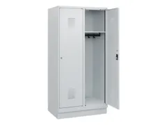 schoollocker,HxBxD 1630x800x500mm,2vak,vak B 400mm,cil.-slot,sokkel