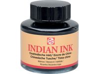Oost-indische inkt, flesje van 30 ml, zwart