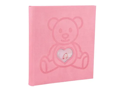 Fotoalb 29x32cm 60bl TEDDY Beer Roze