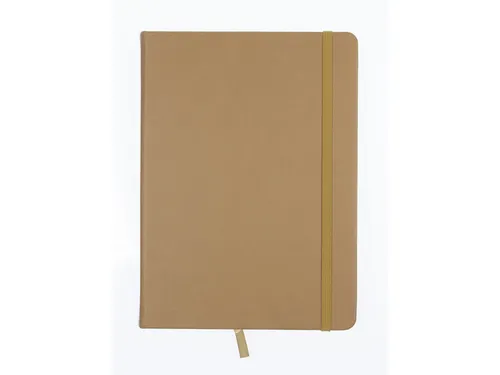 Schetsboek Kangaro A5 taupe PU HC 80 vel 140gr roomwit met elastiek en