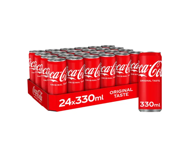 Frisdrank Coca Cola Regular blik 330ml