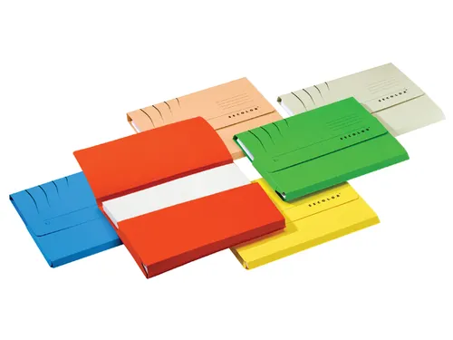 Pocketmap Secolor folio 100% gerecycled karton 250gr rood