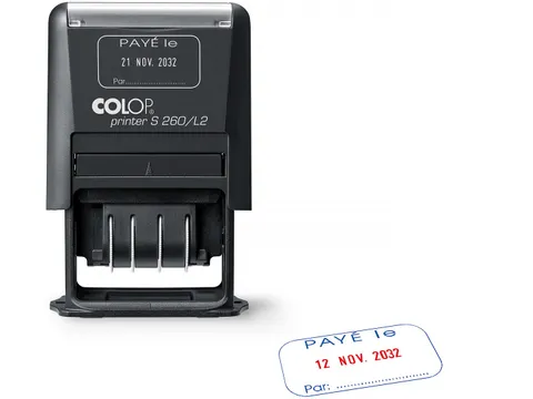 stempel Printer S260/L2 N, met datum en BETAALD