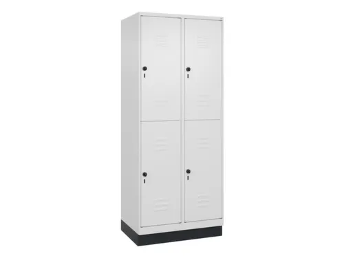 dubbeldekse locker,HxBxD 1950x800x500mm,2x2vak.,vak B 400mm