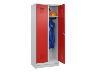 locker,HxBxD 1950x800x500mm,2vak,vak B 400mm,cil.-slot,sokkel - 1