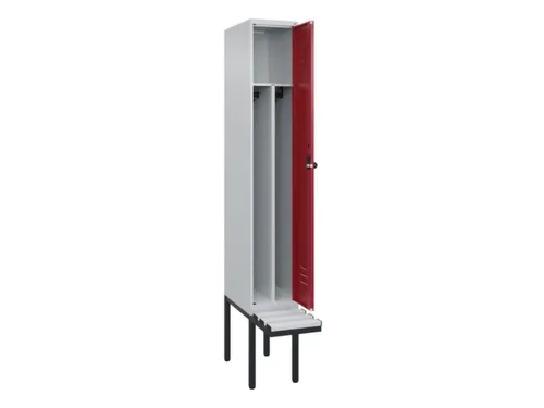 locker voor scheiding van kleding,HxBxD 2120x300x815mm,1vak