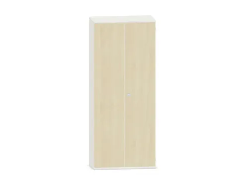 kantoorkast,HxBxD 1920x800x430mm,decor romp wit,decor front esdoorn