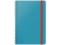 Notitieboek Leitz Cosy B5 lijn spiraal blauw