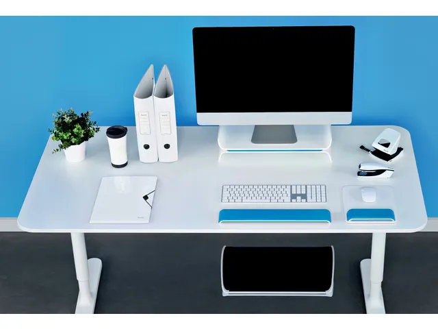 Polssteun Leitz WOW Ergo verstelbaar blauw