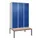 locker met bank,HxBxD 2120x1200x815mm,3vak,vak B 400mm,cil.-slot