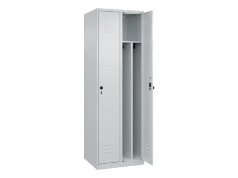 locker voor scheiding van kleding,HxBxD 1850x600x500mm,2vak