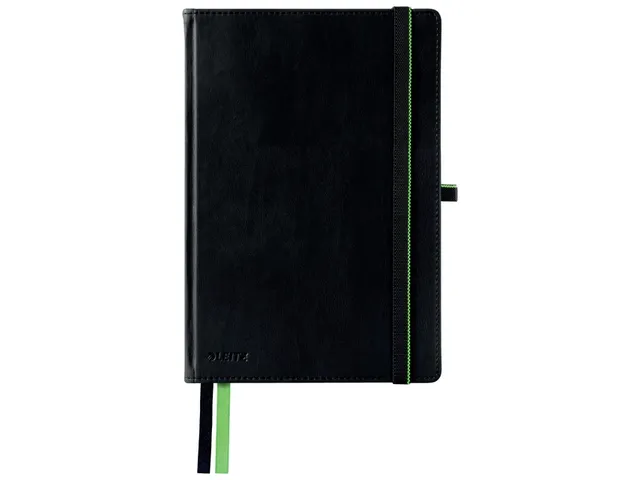 Notitieboek Leitz Complete hardcover A5 gelinieerd zwart