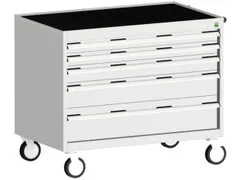 ladekast HxBxD 880x1050x650mm 5laden romp RAL7035 front RAL7035