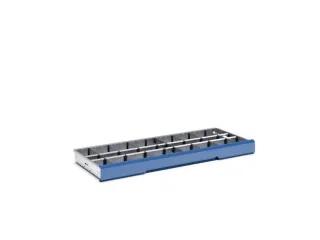 scheidings-/vakkenwanden,27vakken,v. front H 100/125mm - 1