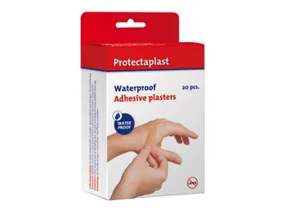 Waterafstotende bruine pleisters Protectaplast assorti 20 stuks - 2