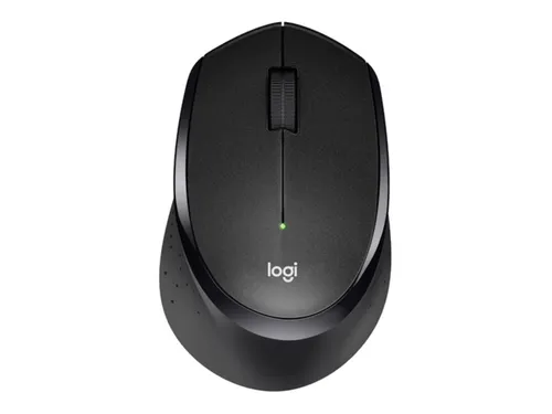 Muis Logitech M330 silent plus zwart draadloos