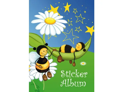 Stickeralbum Bijen Weide A5