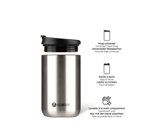Thermosbeker Les Artistes Paris reisbeker 350ml Stainless steel - 4