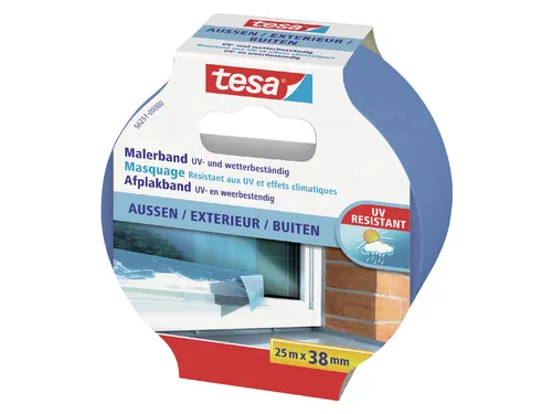 Afplaktape Tesa Precision 38mmx25m outdoor