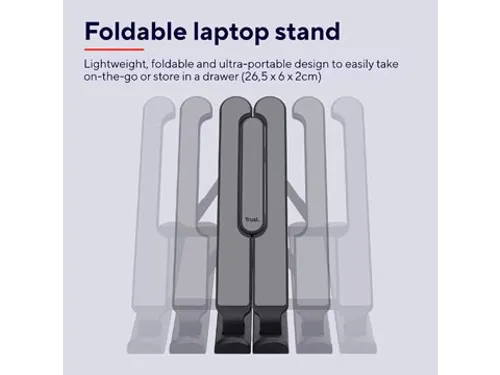 Trust Primo Opvouwbare laptopstandaard Grijs