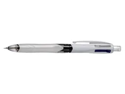 Balpen Bic 3kleuren met vulpotlood HB 0.7mm medium wit