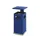 As-papierbak blauw met afneembaar afdak 70 Liter