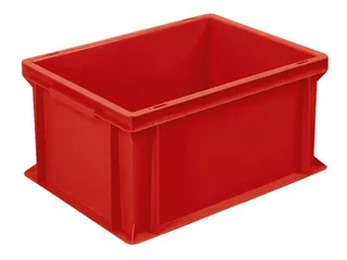 Euronorm Stapelkrat Hxlxb 220x400x300mm 21liter Rood - 1