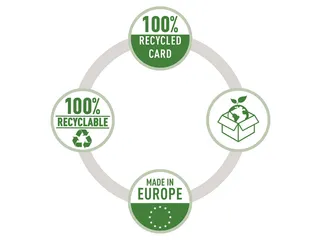 Esselte No.1 Ordner 75mm Geel 100% Gerecycled karton - 3