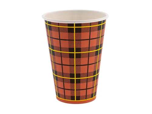 Kartonnen Beker 5% PE 180ml Scotty 100 stuks rood Voordeelbundel