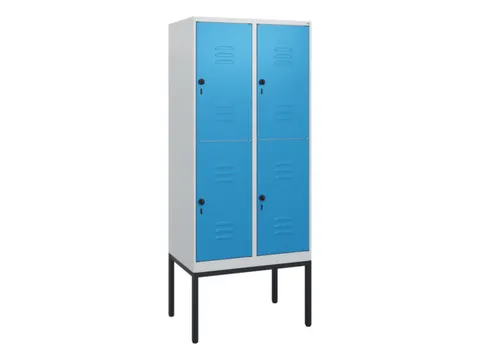 dubbeldekse locker,HxBxD 1950x600x500mm,2x2vak.,vak B 300mm