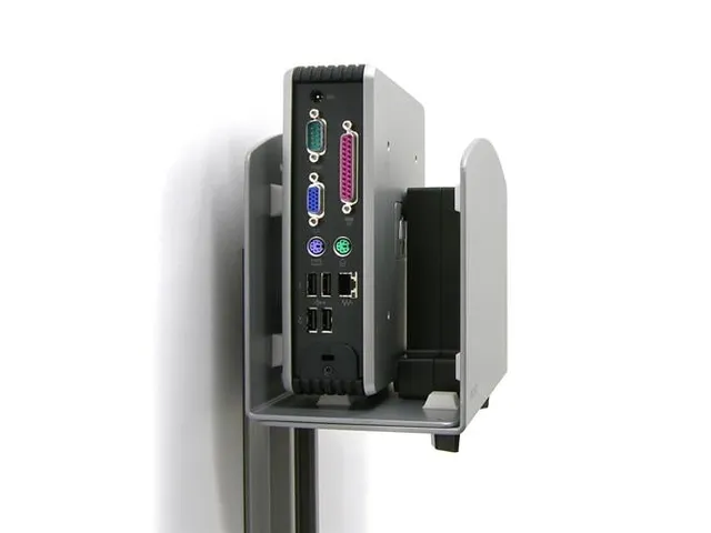 Verticale universele CPU-houder (zilver) computer muurbeugel