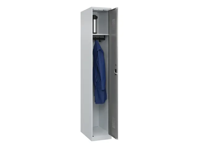 locker,HxBxD 1850x300x500mm,1vak,vak B 300mm,cil.-slot,staand op vloer