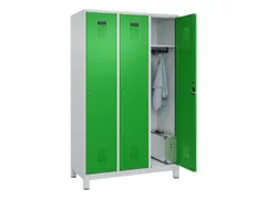 locker,HxBxD 1950x1200x500mm,3vak,vak B 400mm,cil.-slot,voeten