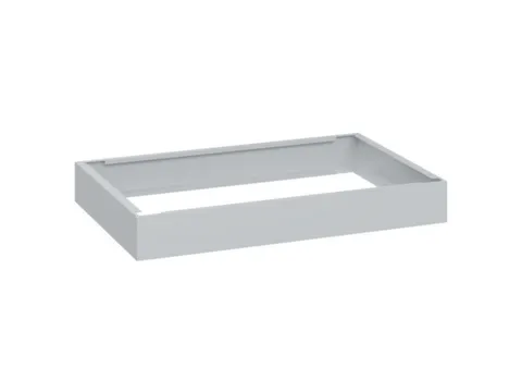 sokkel,HxBxD 100x800x500mm,kunststof,RAL7035,meerprijs