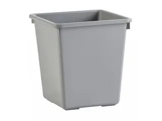 Vierkant Tapse Papierbak 27 Liter Grijs - 1
