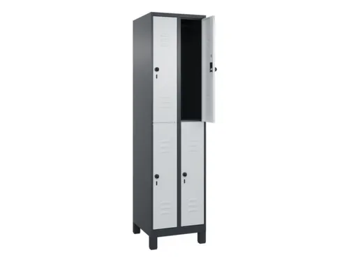 dubbeldekse locker,HxBxD 1950x500x500mm,2x2vak.,vak B 250mm