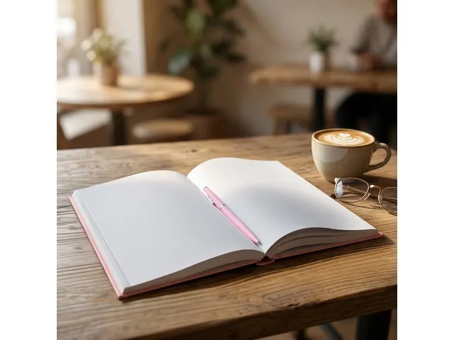 Dummyboek Kangaro A4 roze pastel hard cover 80 blad blanco 100 grams