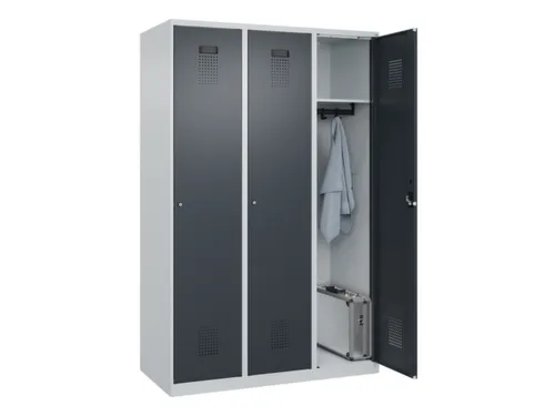 locker,HxBxD 1850x1200x500mm,3vak,vak B 400mm,cil.-slot